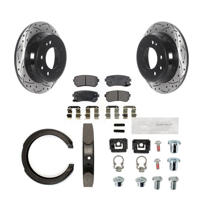 Coated Disc Rotors and Ceramic Brake Pads Kit-KDT-101764 - Kit.bestparts.ca
