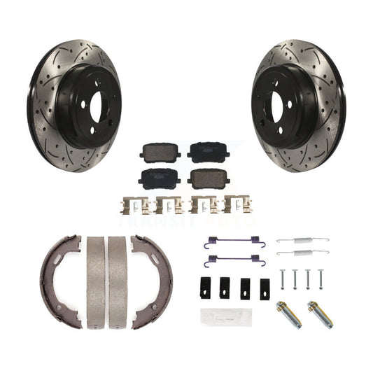 Coated Disc Rotors and Ceramic Brake Pads Kit-KDT-101765 - Kit.bestparts.ca
