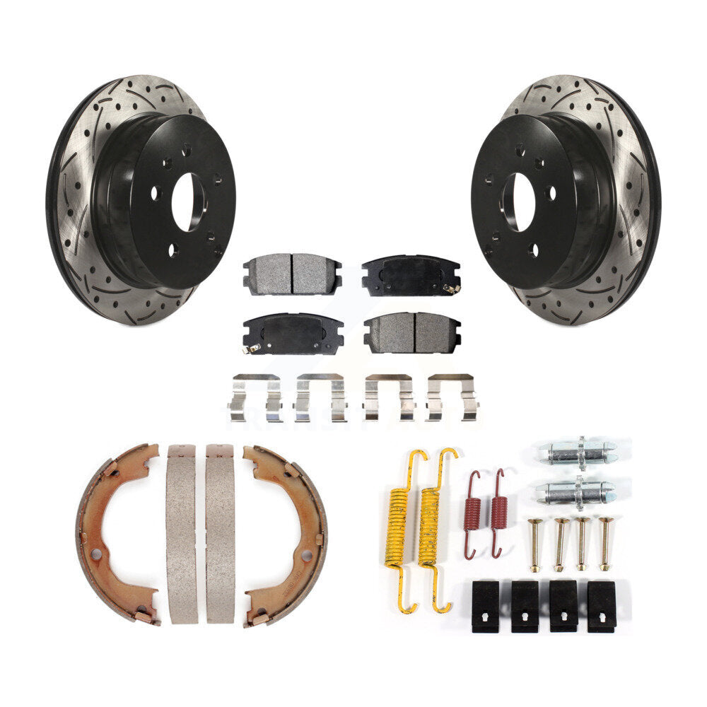Coated Disc Rotors and Ceramic Brake Pads Kit-KDT-101767 - Kit.bestparts.ca