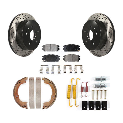 Coated Disc Rotors and Ceramic Brake Pads Kit-KDT-101767 - Kit.bestparts.ca