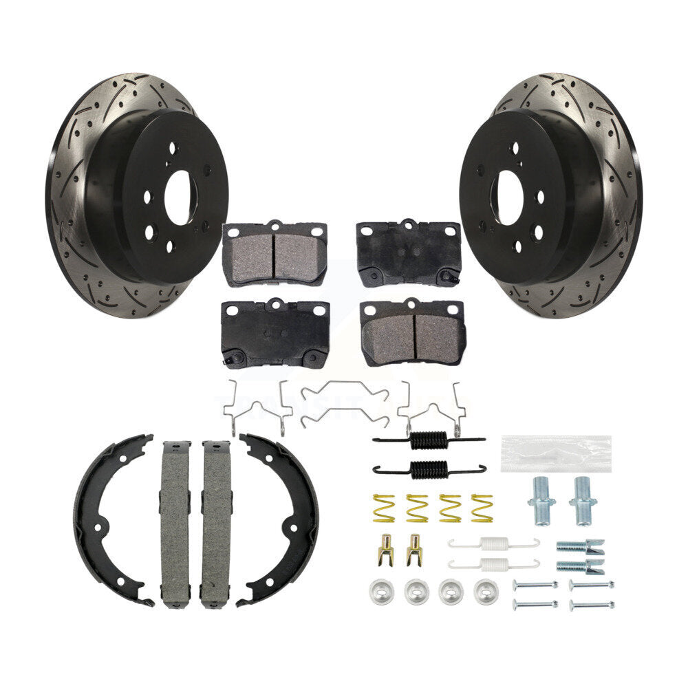 Coated Disc Rotors and Ceramic Brake Pads Kit-KDT-101768 - Kit.bestparts.ca