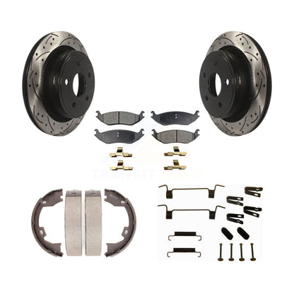 coated disc rotors and ceramic brake pads-kdt-101774 - Kit.bestparts.ca