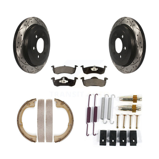Coated Disc Rotors and Ceramic Brake Pads Kit-KDT-101775 - Kit.bestparts.ca