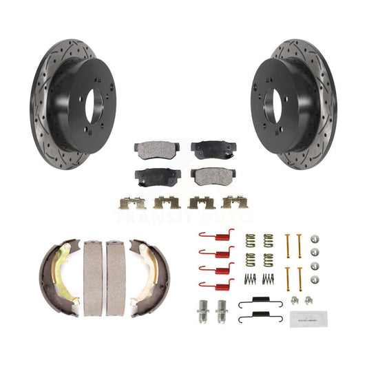Coated Disc Rotors and Ceramic Brake Pads Kit-KDT-101792 - Kit.bestparts.ca