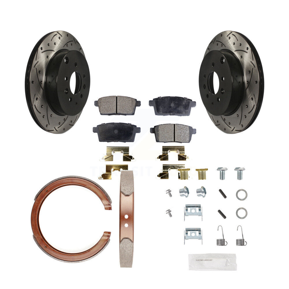 Coated Disc Rotors and Ceramic Brake Pads Kit-KDT-101799 - Kit.bestparts.ca