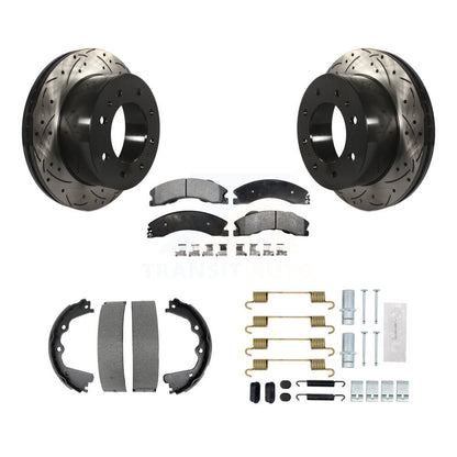 Coated Disc Rotors and Ceramic Brake Pads Kit-KDT-101807 - Kit.bestparts.ca
