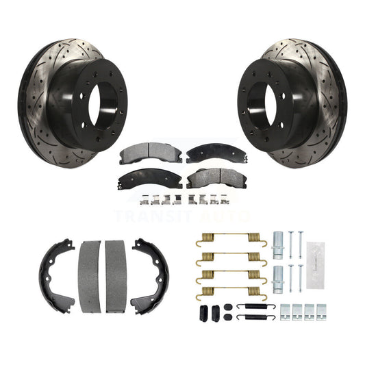 Coated Disc Rotors and Ceramic Brake Pads Kit-KDT-101807 - Kit.bestparts.ca