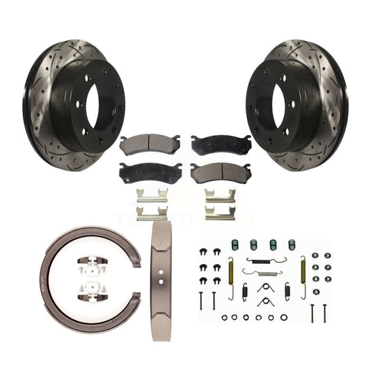 Coated Disc Rotors and Ceramic Brake Pads Kit-KDT-101815 - Kit.bestparts.ca