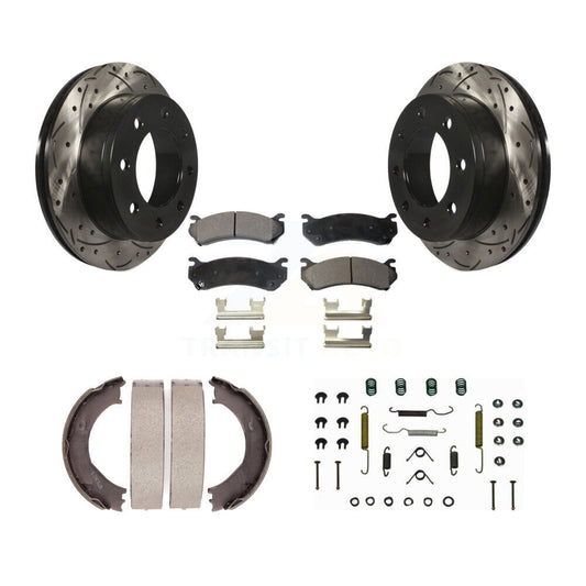Coated Disc Rotors and Ceramic Brake Pads Kit-KDT-101816 - Kit.bestparts.ca