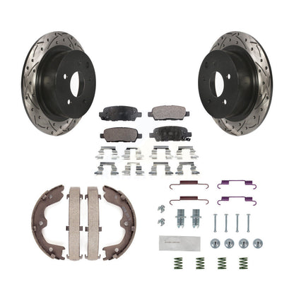 Coated Disc Rotors and Ceramic Brake Pads Kit-KDT-101818 - Kit.bestparts.ca