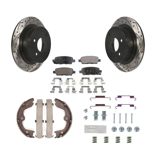 Coated Disc Rotors and Ceramic Brake Pads Kit-KDT-101818 - Kit.bestparts.ca