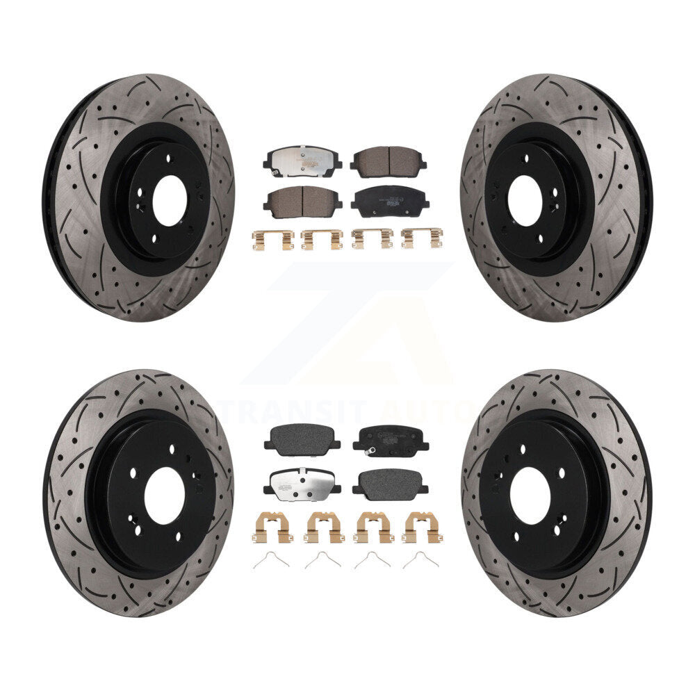 Disc Rotors and Ceramic Brake Pads Kit-KDT-101823