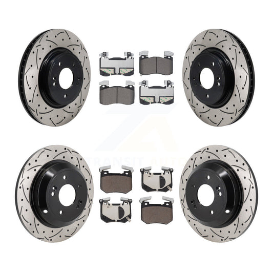 Disc Rotors and Ceramic Brake Pads Kit-KDT-101824