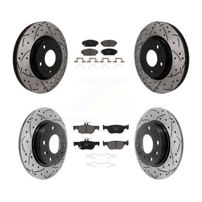 Coated Disc Rotors and Ceramic Brake Pads Kit-KDT-101829