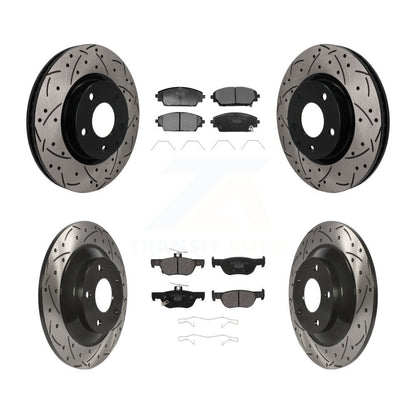 Coated Disc Rotors and Ceramic Brake Pads Kit-KDT-101831