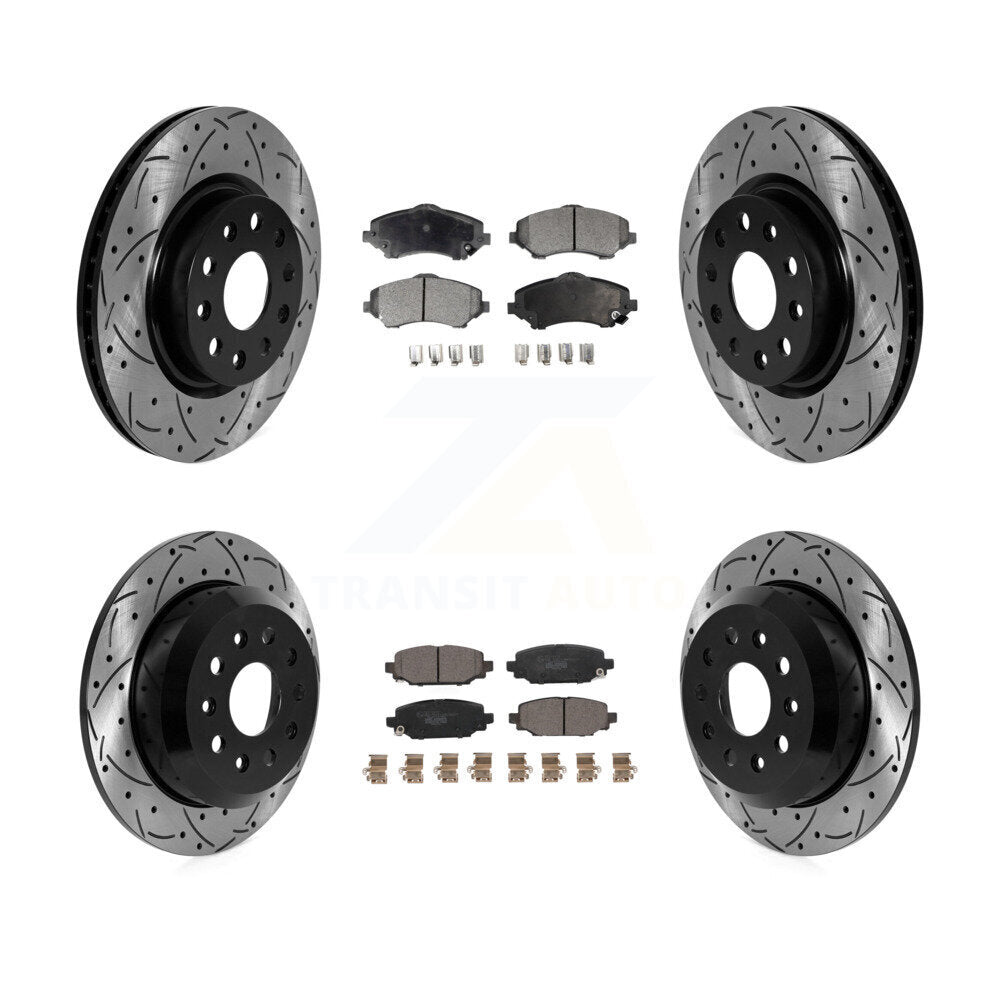 Disc Rotors and Ceramic Brake Pads Kit-KDT-101834