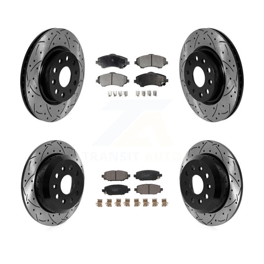 Disc Rotors and Ceramic Brake Pads Kit-KDT-101834