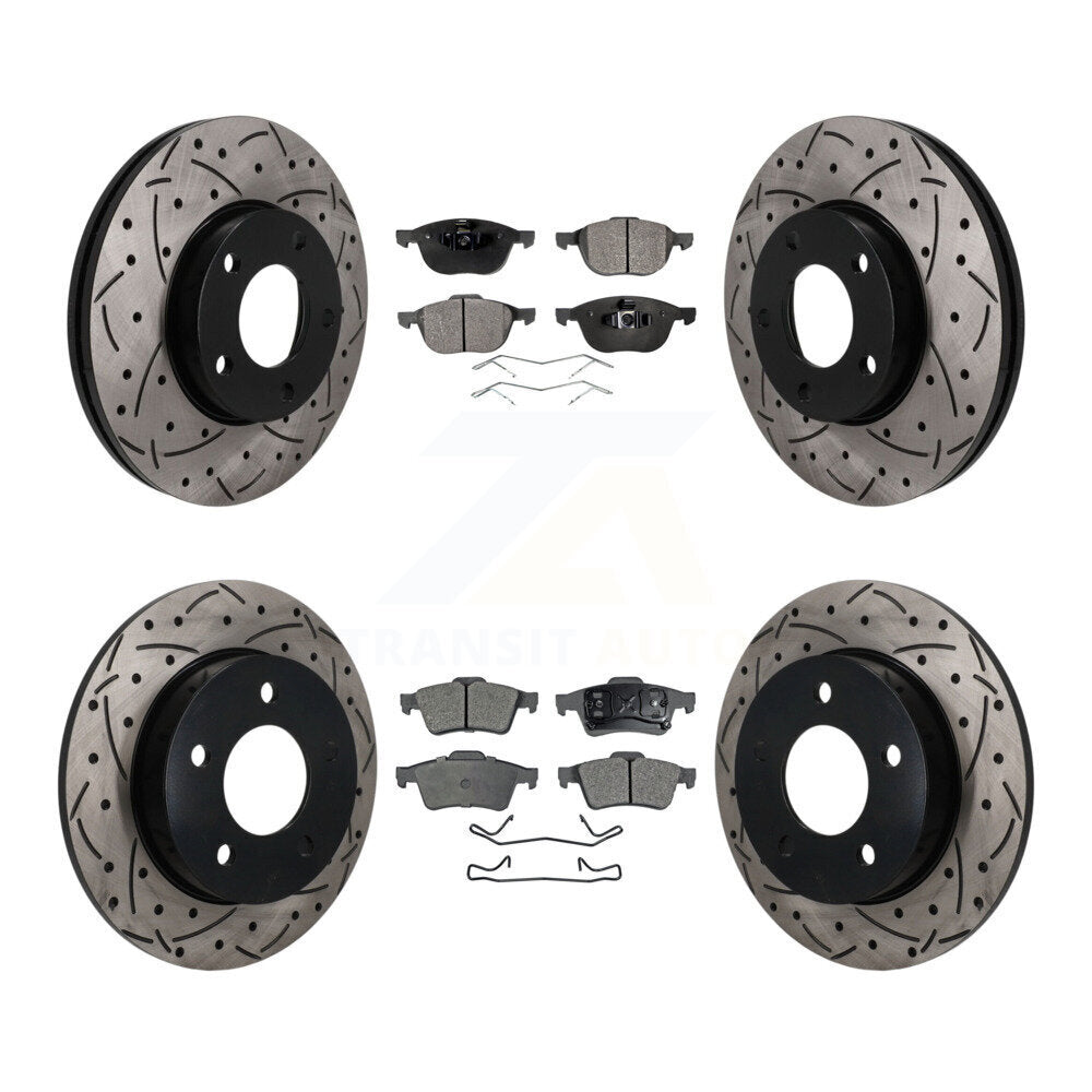 Disc Rotors and Ceramic Brake Pads Kit-KDT-101840