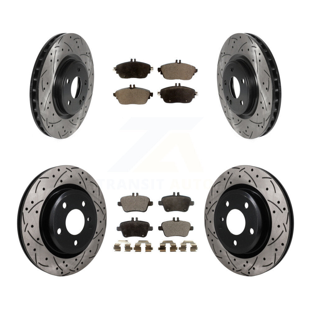 Coated Disc Rotors and Ceramic Brake Pads Kit-KDT-101841 Kit.bestparts.ca