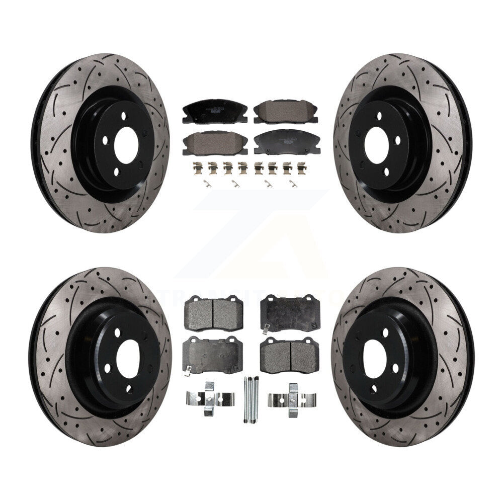 Disc Rotors and Ceramic Brake Pads Kit-KDT-101844