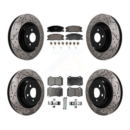 Disc Rotors and Ceramic Brake Pads Kit-KDT-101844