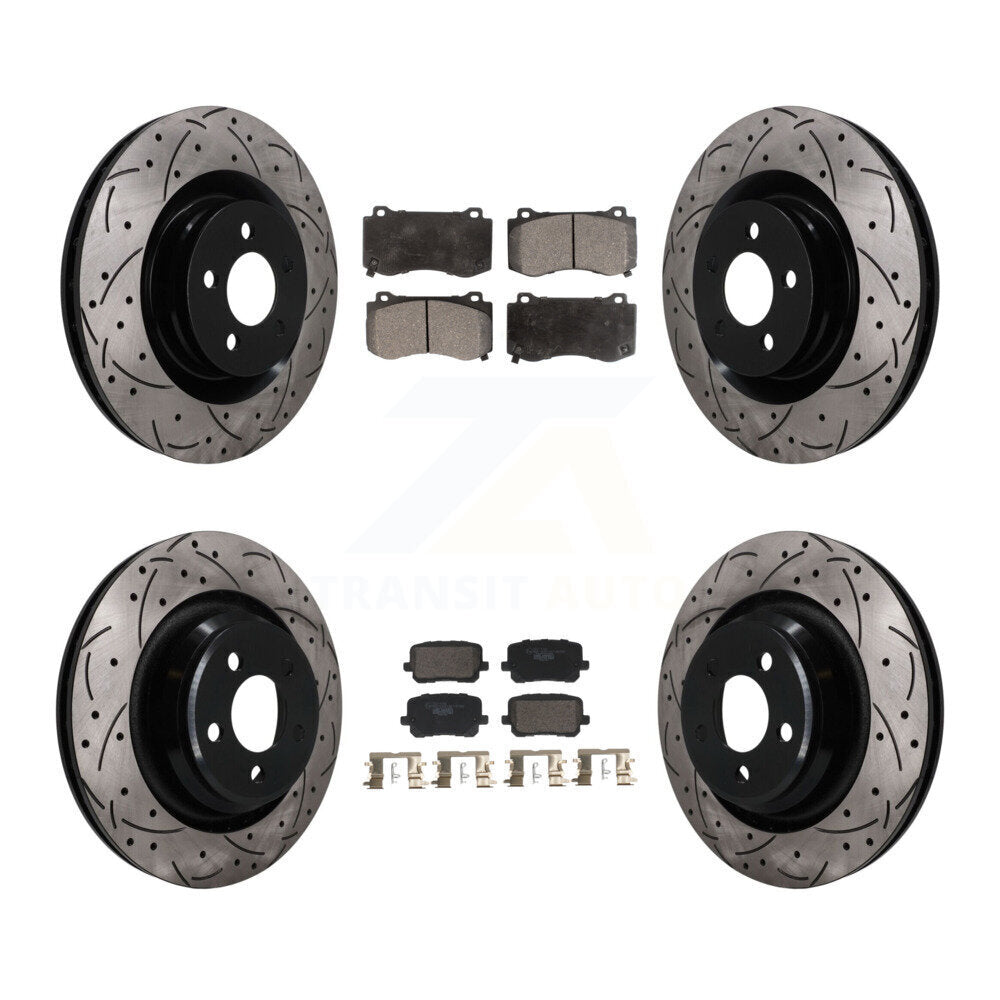 Disc Rotors and Ceramic Brake Pads Kit-KDT-101845 Kit.bestparts.ca