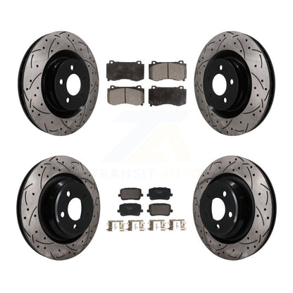 Disc Rotors and Ceramic Brake Pads Kit-KDT-101845