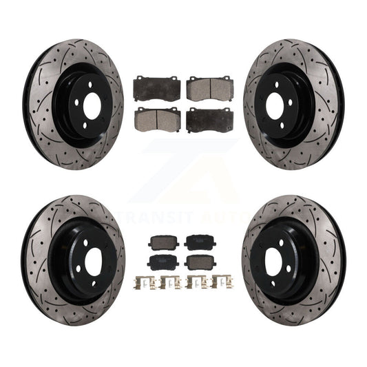 Disc Rotors and Ceramic Brake Pads Kit-KDT-101845
