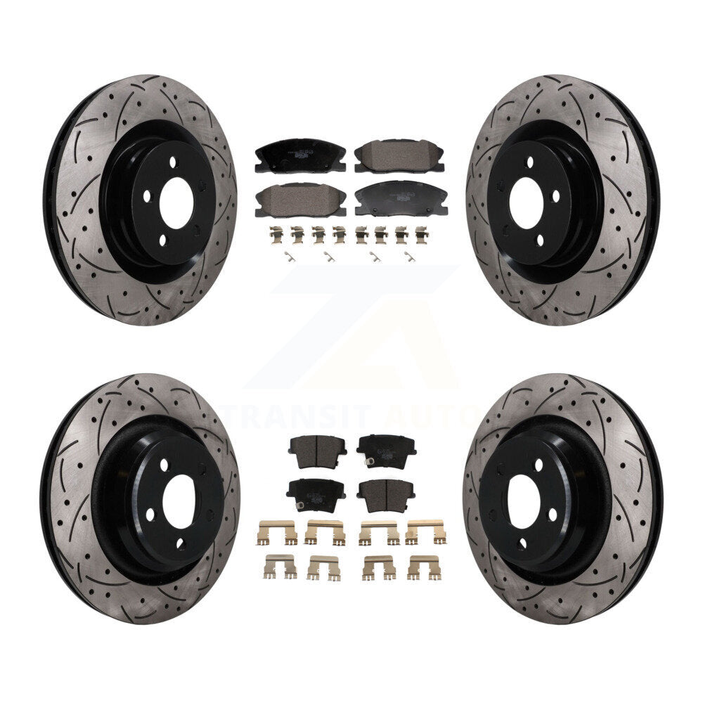 Disc Rotors and Ceramic Brake Pads Kit-KDT-101846