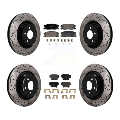 Disc Rotors and Ceramic Brake Pads Kit-KDT-101846
