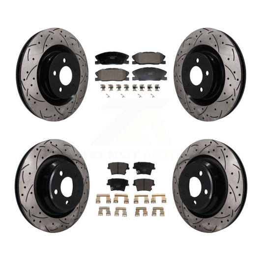 Disc Rotors and Ceramic Brake Pads Kit-KDT-101846