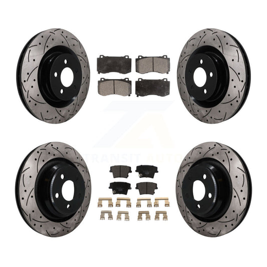 Disc Rotors and Ceramic Brake Pads Kit-KDT-101847