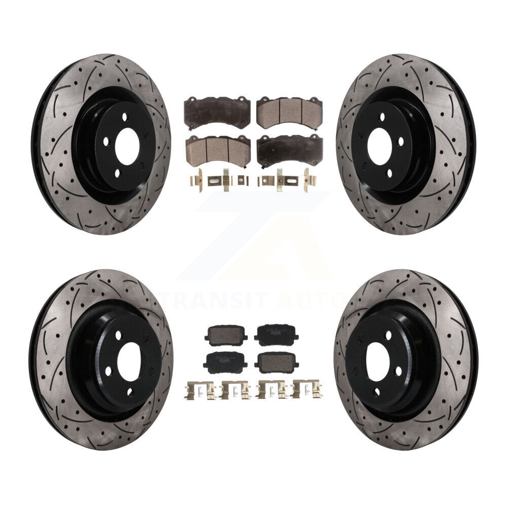 Disc Rotors and Ceramic Brake Pads Kit-KDT-101848 Kit.bestparts.ca