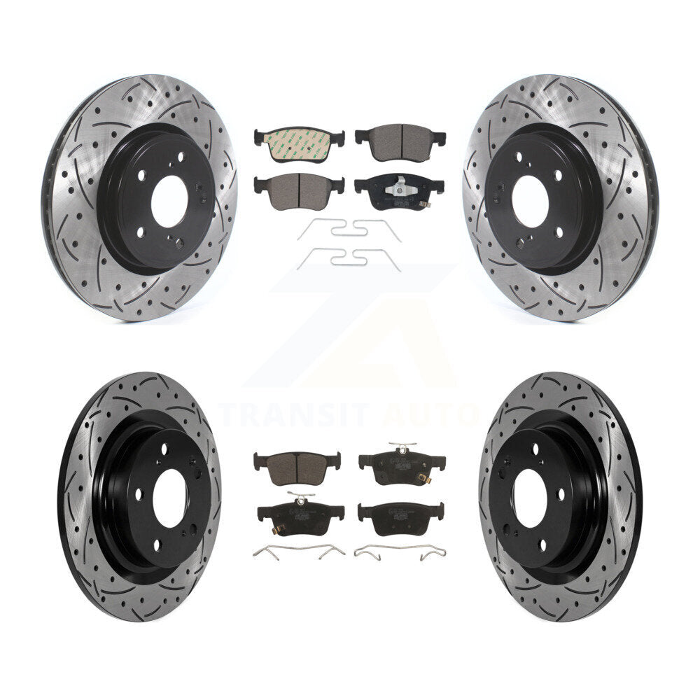 Coated Disc Rotors and Ceramic Brake Pads Kit-KDT-101850 Kit.bestparts.ca
