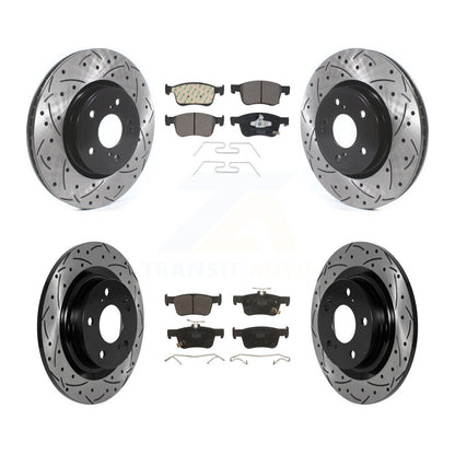 Coated Disc Rotors and Ceramic Brake Pads Kit-KDT-101850