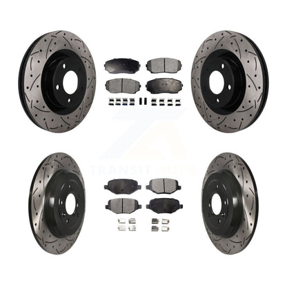 Coated Disc Rotors and Ceramic Brake Pads Kit-KDT-101851