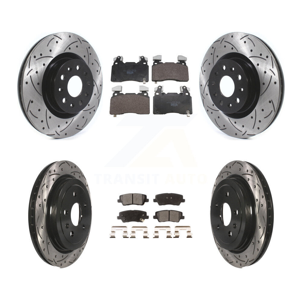 Disc Rotors and Ceramic Brake Pads Kit-KDT-101854 Kit.bestparts.ca
