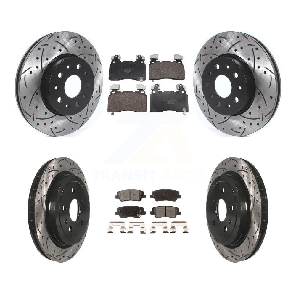 Disc Rotors and Ceramic Brake Pads Kit-KDT-101855 Kit.bestparts.ca
