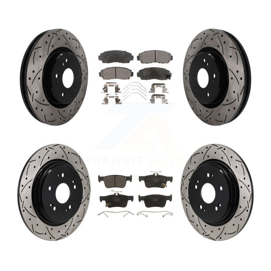 Disc Rotors and Ceramic Brake Pads Kit-KDT-101856