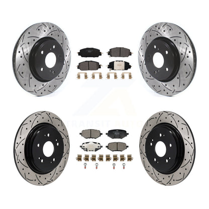 Coated Disc Rotors and Ceramic Brake Pads Kit-KDT-101858