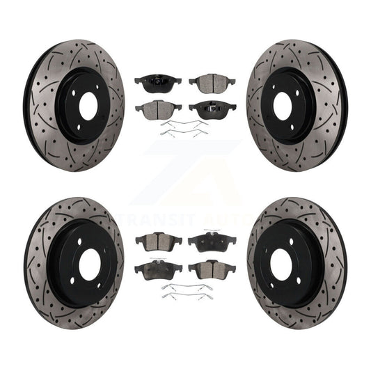 Disc Rotors and Ceramic Brake Pads Kit-KDT-101859