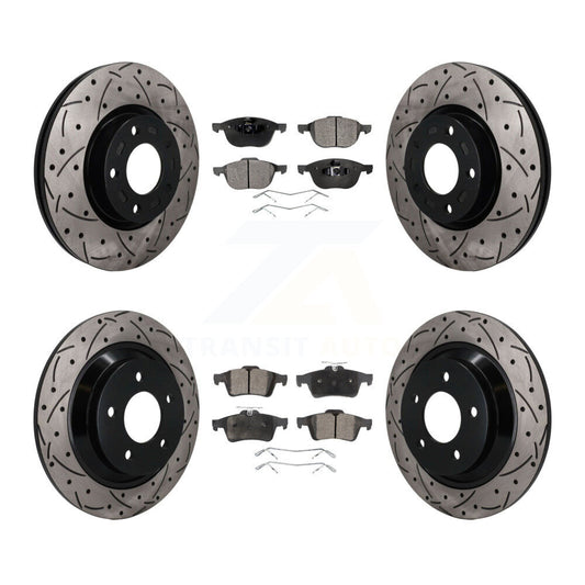 Disc Rotors and Ceramic Brake Pads Kit-KDT-101860