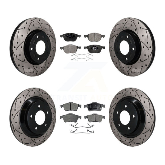 Disc Rotors and Ceramic Brake Pads Kit-KDT-101861