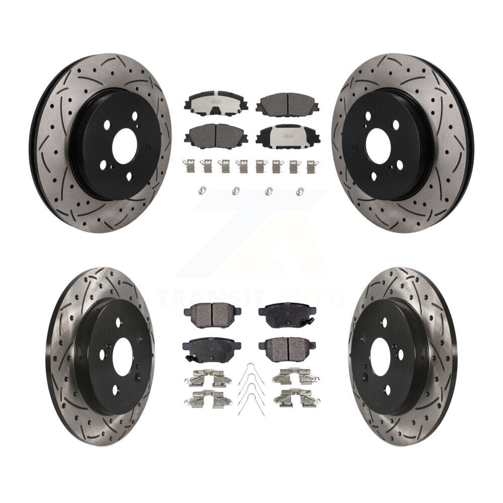 Coated Disc Rotors and Ceramic Brake Pads Kit-KDT-101871 Kit.bestparts.ca