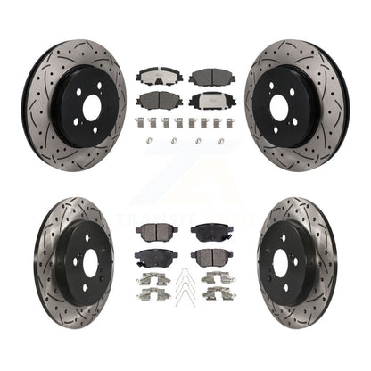 Coated Disc Rotors and Ceramic Brake Pads Kit-KDT-101871