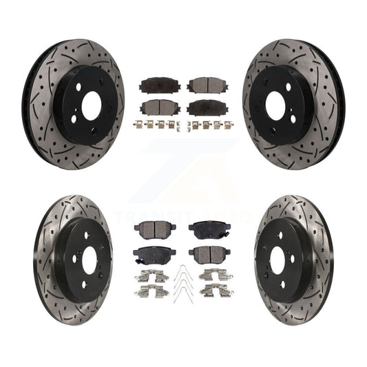 Coated Disc Rotors and Ceramic Brake Pads Kit-KDT-101872