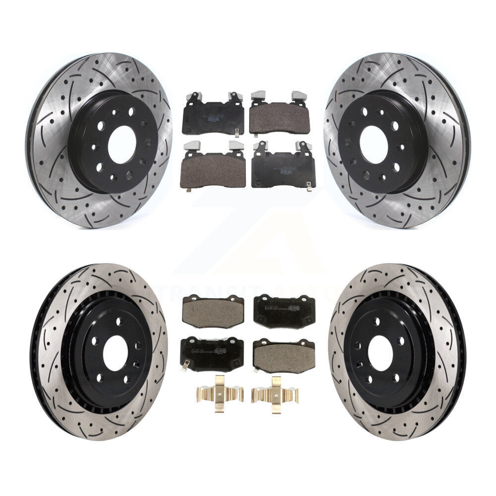 Coated Disc Rotors and Ceramic Brake Pads Kit-KDT-101879 Kit.bestparts.ca