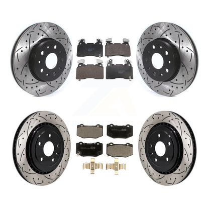 Coated Disc Rotors and Ceramic Brake Pads Kit-KDT-101879