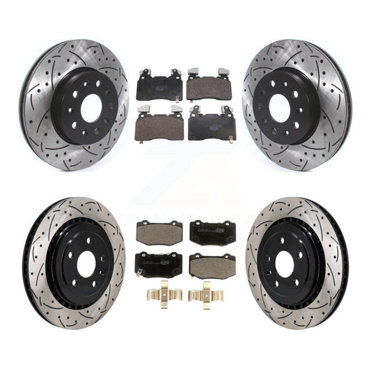 Coated Disc Rotors and Ceramic Brake Pads Kit-KDT-101879