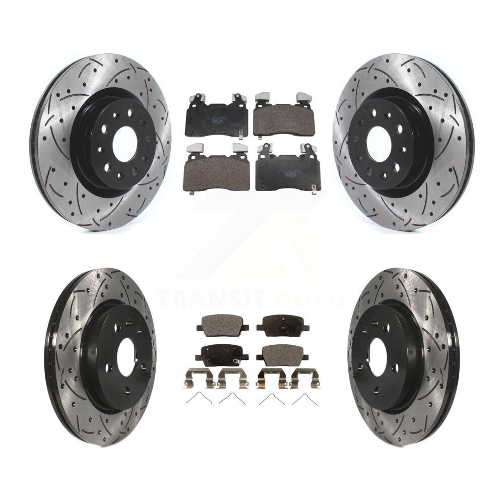 Disc Rotors and Ceramic Brake Pads Kit-KDT-101881